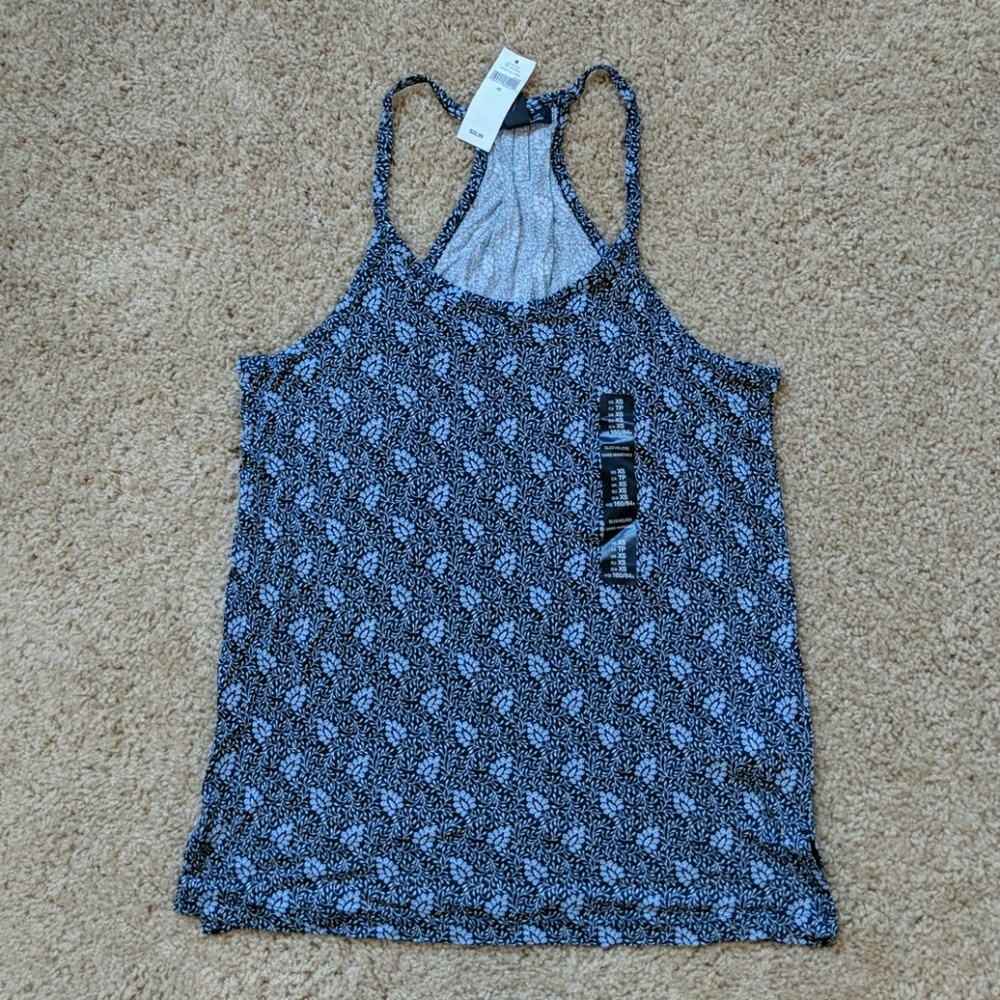 NWT Gap Factory Floral Racerback Tank